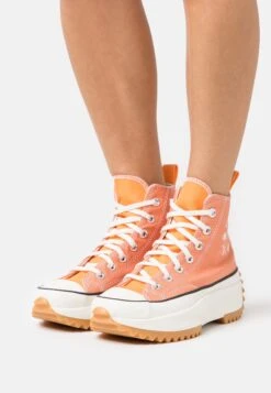 Converse Run Star Hike - High-Top Trainers - Orange Haven/Peach Dream/Egret