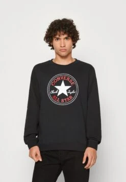 Converse Go To All Star Patch Crew Unisex - Sweatshirt - Black