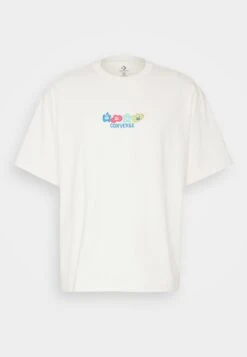 Converse Friendly Flowers Unisex - Print T-Shirt - Egret -Converse Store 067399b40e4948359d6cc970f0967143