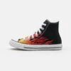 Converse Chuck Taylor All Star Unisex - High-Top Trainers - Black/Enamel Red/Fresh Yellow