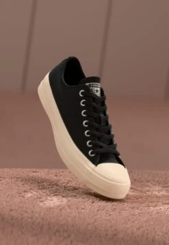 Converse CHUCK TAYLOR ALL STAR DURABLE UNISEX - Trainers - Black/natural Ivory