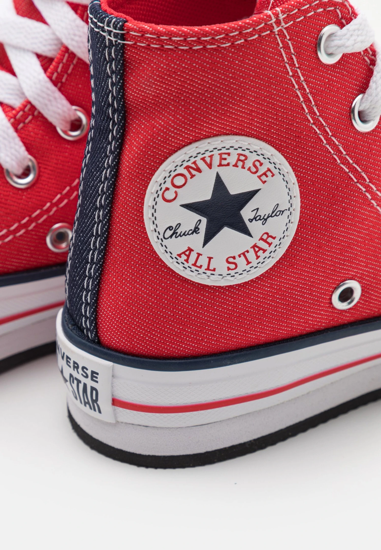 Converse Chuck Taylor All Star Eva Lift Platform Retro Unisex - High-Top Trainers - Red/Obsidian/White 6 Converse Chuck Taylor All Star Eva Lift Platform Retro Unisex - High-Top Trainers - Red/Obsidian/White - Image 6
