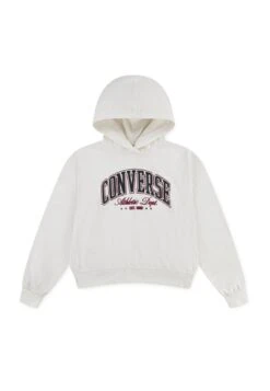 Converse GRAPHIC HOODIE - Sweatshirt - Egret