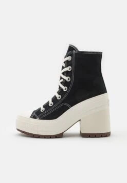 Converse CHUCK 70 DE LUXE HEEL - Platform Ankle Boots - Black