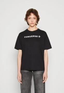 Converse Oversized Wordmark - Basic T-Shirt - Black