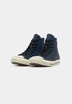 Converse CHUCK TAYLOR ALL STAR UNISEX - High-top Trainers - Navy/black/egret -Converse Store 10cde57a49794fa898a90481d96b05db