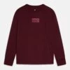 Converse Helier Unisex - Long Sleeved Top - Deep Bordeaux