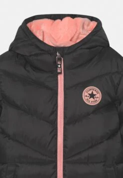 Converse Girls Solid Puffer- Winter Jacket - Black -Converse Store 15ca3cee68694041825b4c30adba7a27