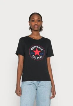 Converse Chuck Taylor All Star Patch Tee - Print T-Shirt - Black Multi