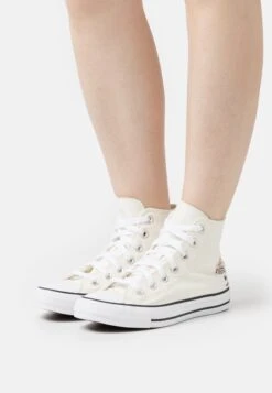 Converse Chuck Taylor All Star Summer Florals - High-Top Trainers - Egret/Cheeky Coral/Black