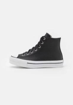 Converse Chuck Taylor All Star Eva Lift Platform Unisex - High-Top Trainers - Black/Natural Ivory/White