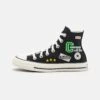 Converse Chuck Taylor All Star Unisex - High-Top Trainers - Black/White/Green