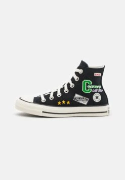 Converse Chuck Taylor All Star Unisex - High-Top Trainers - Black/White/Green