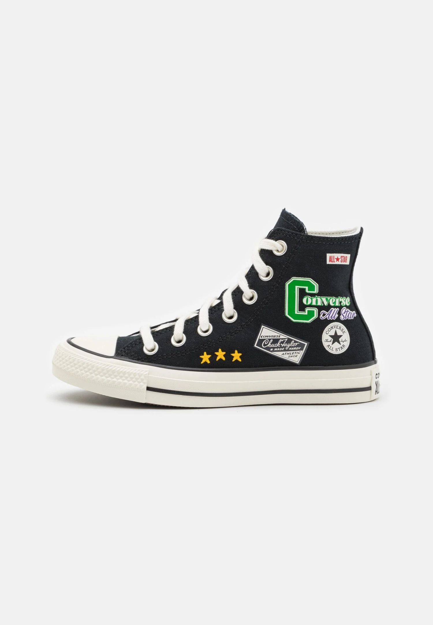 Converse Chuck Taylor All Star Unisex - High-Top Trainers - Black/White/Green 1 Converse Chuck Taylor All Star Unisex - High-Top Trainers - Black/White/Green