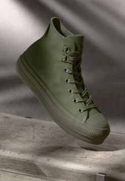 Converse CHUCK TAYLOR ALL STAR LIFT PLATFORM - High-top Trainers - Utility/silver