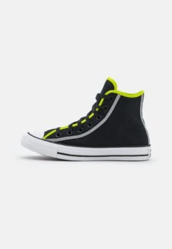 Converse Chuck Taylor All Star Reflective Unisex - High-Top Trainers - Black/Lime Twist/White