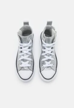 Converse Chuck Taylor All Star Lugged Lift Platform Unisex - High-Top Trainers - Silver/White/Black -Converse Store 217e8601ed564f7e81136cbcbbc989dd