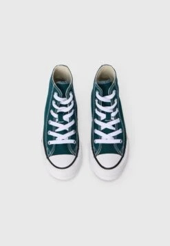 Converse CHUCK TAYLOR ALL STAR EVA LIFT UNISEX - High-top Trainers - Darkly Jaded/white/natural Ivory -Converse Store 2180beb1a1774962ba05e770d1fc3e32