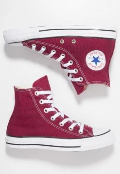 Converse Chuck Taylor All Star Hi - High-Top Trainers - Maroon -Converse Store 26d00b4d3c1042e09152181038da5959