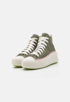 Converse Chuck Taylor All Star Move - High-Top Trainers - Utility/Pink Sage -Converse Store 26da06d4197a4d7cb03dbeaae0fe419e