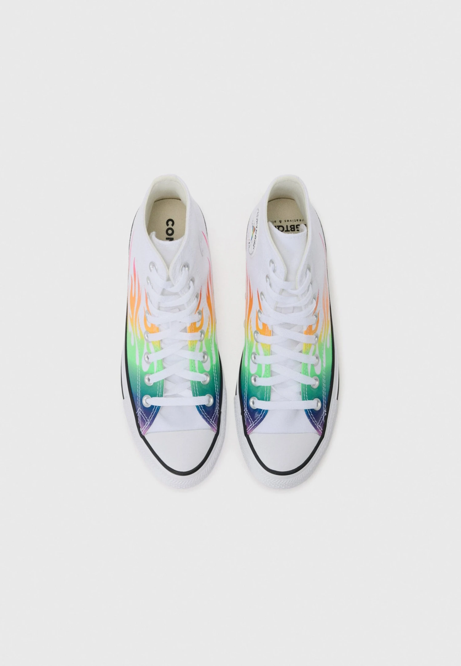 Converse CHUCK TAYLOR ALL STAR - High-top Trainers - White/chaos Fuchsia/orange 4 Converse CHUCK TAYLOR ALL STAR - High-top Trainers - White/chaos Fuchsia/orange - Image 4