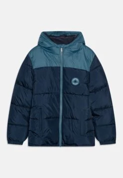 Converse Color Block Puffer Unisex - Winter Jacket - Navy