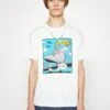 Converse Comic Graphic- Print T-Shirt - White