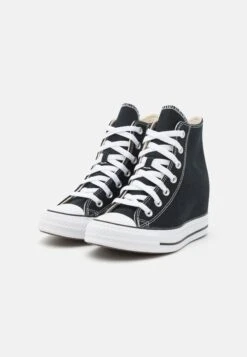 Converse CHUCK TAYLOR ALL STAR INTERNAL WEDGE - Trainers - Black/red/navy -Converse Store 2b79f8e2d430497a87e5e577229f9ced