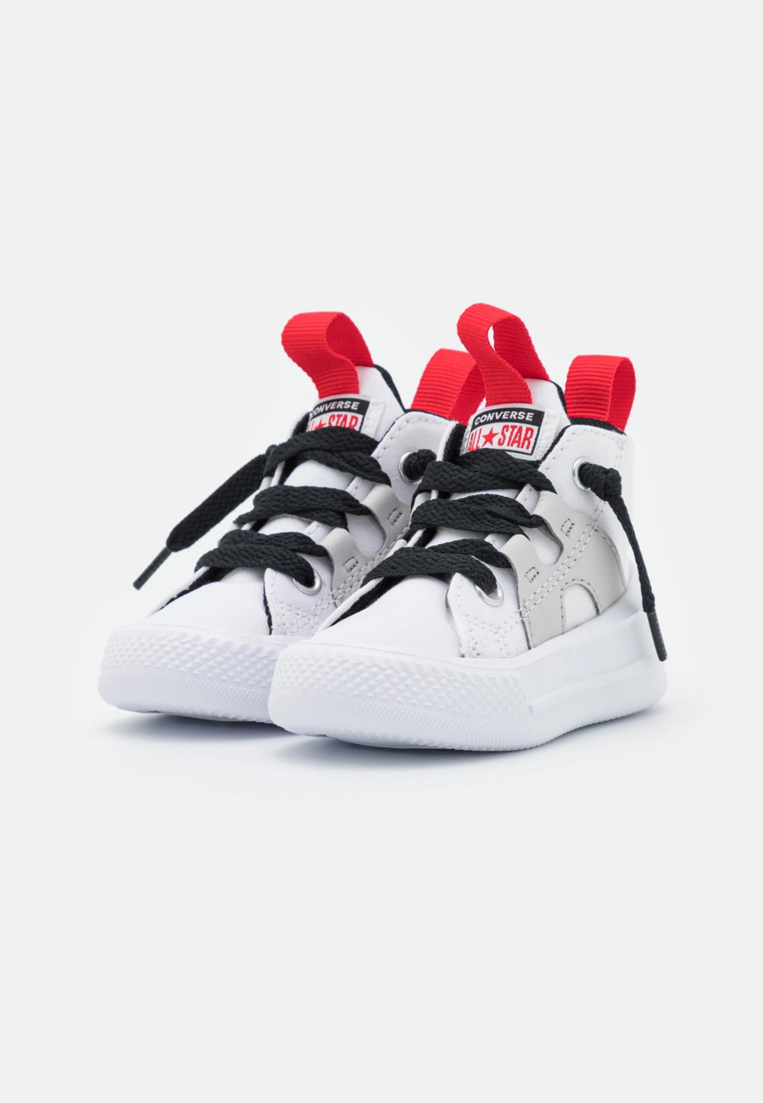 Converse Chuck Taylor All Star Ultra Color Pop Mid Unisex - High-Top Trainers - White/Black/University Red 2 Converse Chuck Taylor All Star Ultra Color Pop Mid Unisex - High-Top Trainers - White/Black/University Red - Image 2