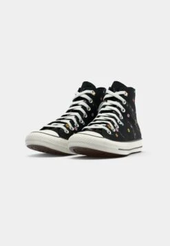 Converse CHUCK TAYLOR ALL STAR FLORAL - High-top Trainers - Black/frozen Acai/branch Out -Converse Store 2d712a3e091c4d7ca965099e95a35303