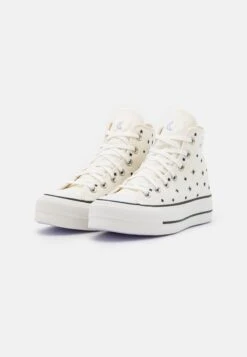 Converse Chuck Taylor All Star Lift - High-Top Trainers - Egret/Black/Moonstone Violet -Converse Store 2e8916e6b8b54ebb8de99dd888b8b35b