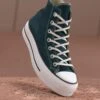 Converse CHUCK TAYLOR ALL STAR LIFT - High-top Trainers - Darkly Jaded/white/black