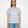 Converse Plant Powered Graphic Tee - Print T-Shirt - Serene Sapphire