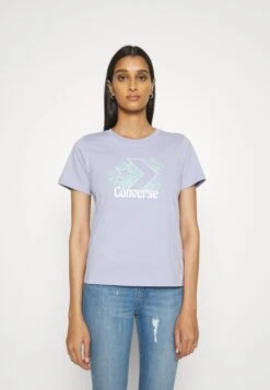 Converse Plant Powered Graphic Tee - Print T-Shirt - Serene Sapphire