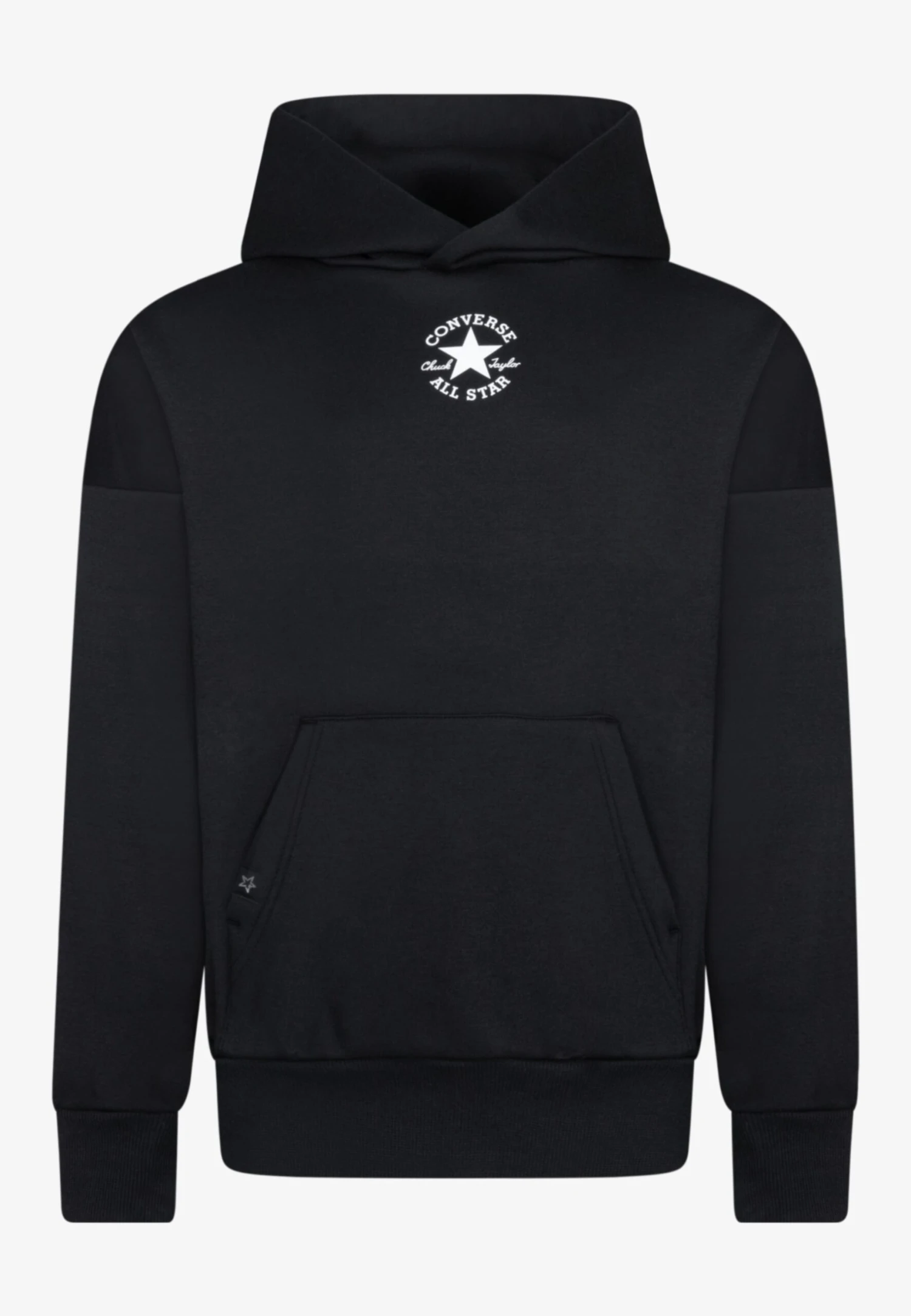 Converse SUSTAINABLE CORE HOODIE UNISEX - Hoodie - Black 1 Converse SUSTAINABLE CORE HOODIE UNISEX - Hoodie - Black