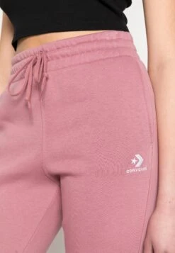 Converse Womens Star Chevron Foundation Signature Pant - Tracksuit Bottoms - Pink Aura -Converse Store 33860045dc254054907942a416eeb302