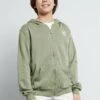 Converse DISSECTED FULL ZIP HOODIE - Zip-up Sweatshirt - Foothill Green