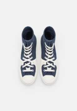 Converse Chuck Taylor All Star Construct Unisex - High-Top Trainers - Navy/Lite Blue -Converse Store 34d590eef2ce4b8e9037ef46139b6f64