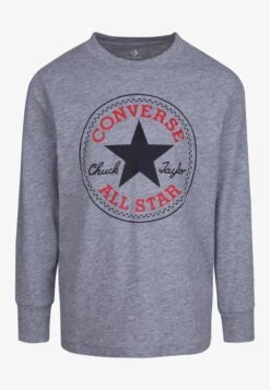 Converse CHUCK PATCH LONG SLEEVE TEE - Long Sleeved Top - White -Converse Store 351e25bf92ca41c5ab145b8297f27cd1