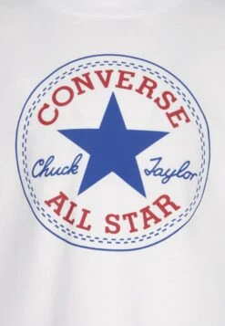 Converse CHUCK PATCH LONG SLEEVE TEE - Long Sleeved Top - White -Converse Store 35615ed86ff34dc7b9b73a0f4c09007b