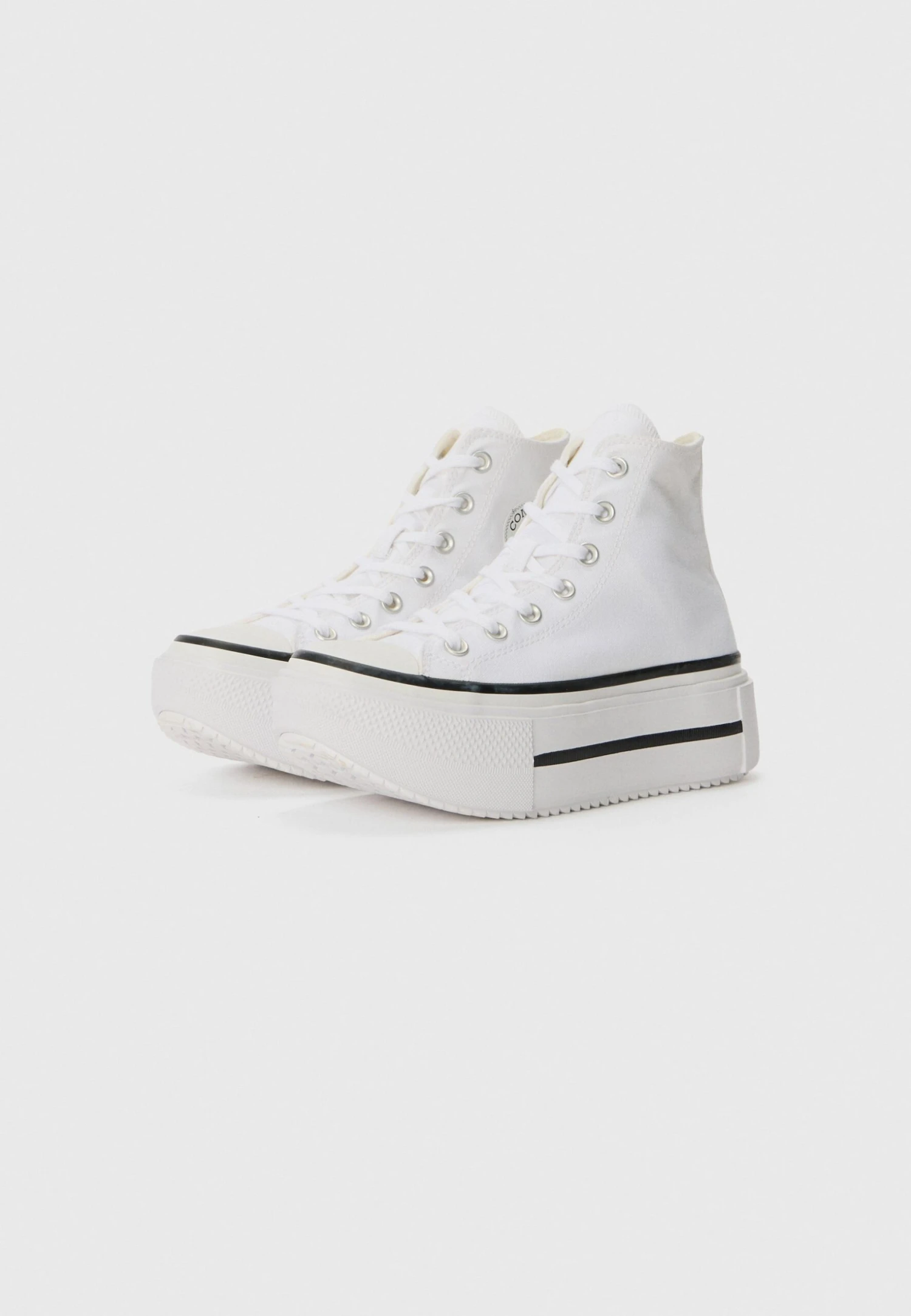 Converse CHUCK TAYLOR DOUBLE STACK - Trainers - White/black/white 2 Converse CHUCK TAYLOR DOUBLE STACK - Trainers - White/black/white - Image 2