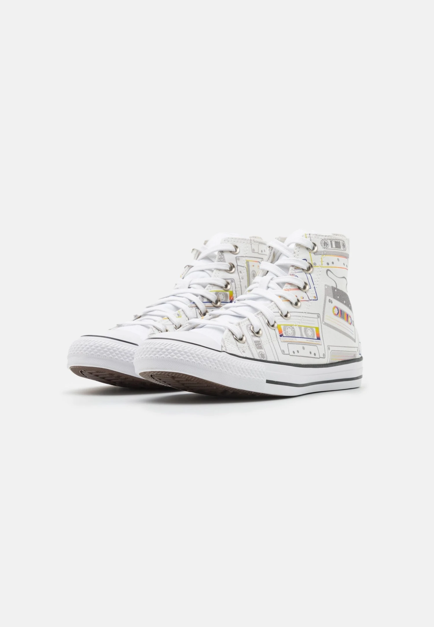 Converse Chuck Taylor All Star Unisex - High-Top Trainers - White/Black/Vintage White 2 Converse Chuck Taylor All Star Unisex - High-Top Trainers - White/Black/Vintage White - Image 2