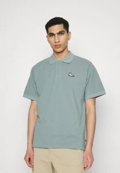 Converse Shoe Patch - Polo Shirt - Tidepool Grey -Converse Store 36dc76254c6742828426c8169409d0ce