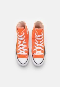 Converse Chuck Taylor All Star Unisex - High-Top Trainers - Orange/White/Black -Converse Store 375568558ba441c4aeba57726a871f56