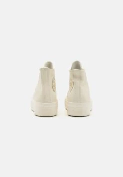 Converse CHUCK TAYLOR ALL STAR LIFT PLATFORM - High-top Trainers - Egret/gold -Converse Store 38d2d53653864c96b444385d602e9cca