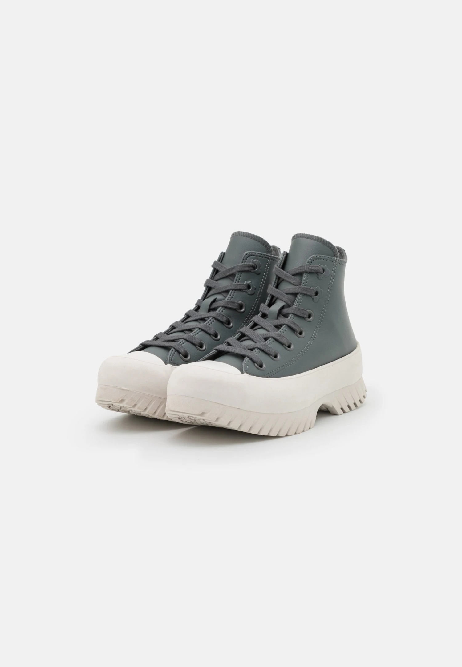 Converse Chuck Taylor All Star Lugged Platform Glam - High-Top Trainers - Cyber Grey/Putty 3 Converse Chuck Taylor All Star Lugged Platform Glam - High-Top Trainers - Cyber Grey/Putty - Image 3