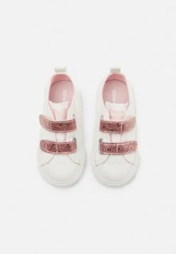Converse Chuck Taylor Easy-On Glitter Strap - Trainers - White/Sunrise Pink -Converse Store 3a1e27b968ba49a2820476a19aa48c64