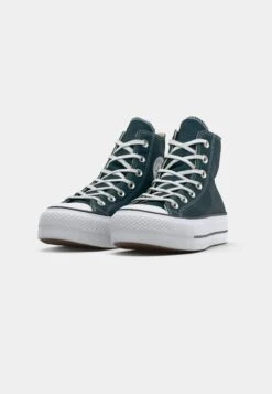 Converse CHUCK TAYLOR ALL STAR LIFT - High-top Trainers - Darkly Jaded/white/black -Converse Store 3ac679c2d3614aefb1c380c581289cb5