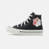 Converse Chuck Taylor All Star Lift - High-Top Trainers - Black/Sunrise Pink/Vintage White