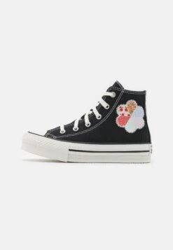 Converse Chuck Taylor All Star Lift - High-Top Trainers - Black/Sunrise Pink/Vintage White
